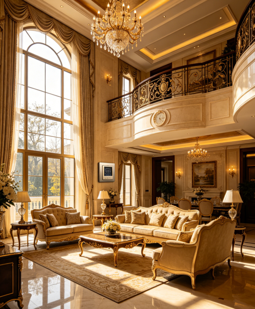 湘阴高端定制别墅采暖系统